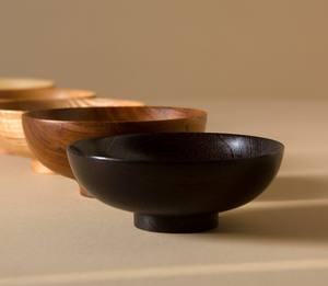 Bol de service moderne en bois d'acacia pour salades, fruits, soupes, collations, vaisselle, artisanal, de qualité supérieure, pour la cuisine - Product Image 6