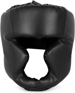 High Quality PU Leather Foam <b>Dummy</b> Boxing Head Guard for Adults/Kids MMA & Muay Thai Training Sparring Head Protection - Product Image 2