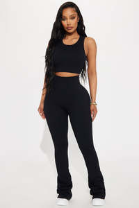 Conjunto Deportivo de Dos Piezas para Niñas, Hecho a Medida, de Nailon y Elastano de Alta Calidad, Tela de Yoga Suave y Cómoda - Product Image 2