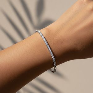 2.00CTW Oval Prong-Set Diamond Tennis <b>Bracelet</b> in 9K Gold - Product Image 6