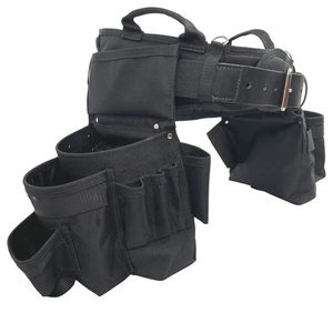 <b>Leather</b> Belt Buckle Heavy Duty <b>Tool</b> Belt Durable <b>Tool</b> Waist Bag Adjustable <b>Tool</b> Ba - Product Image 6