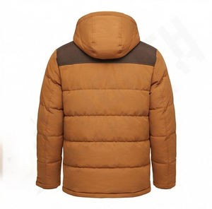 Chaqueta Parka Acolchada para Hombre, Resistente al Agua, con Capucha Ajustable, Aislamiento Térmico, Cierre Oculto con Cremallera y Broches - Product Image 2