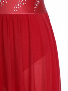 Vestido de Patinaje Artístico sobre Hielo para Mujer, Traje de Patinaje sobre Hielo, Leotardo de Danza Lírica, Disfraz para Eventos, Actuaciones, Fabricante de Ropa de Danza - Product Image 4