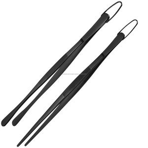 Pinzas Quirúrgicas Negras con Punta Puntiaguda, Instrumento Manual, Juego Dental, Certificado CE Clase I - Product Image 2