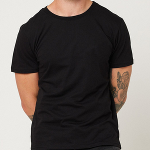 T-shirt imprimé en coton tricoté à manches courtes pour homme, style streetwear, collection printemps-automne, vente en gros à prix réduit - Product Image 1