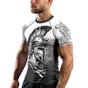 เสื้อแรชการ์ดแบบยูนิเซ็กซ์สั่งทำพิเศษ OEM UPF 50 ผ้ากันรังสียูวีแบบซับลิเมชั่น ผ้าประสิทธิภาพสูง ป้องกันกลิ่น โพลีเอสเตอร์ ขายส่งจากโรงงาน OEM UPF 50 - Product Image 3