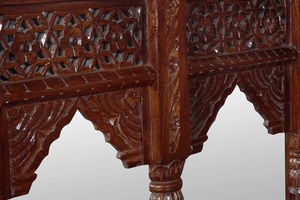 Designer Circular Accent <b>Mirror</b> for Modern Homes Textured Artisan Border with Sophisticated Vintage Appeal - Product Image 6
