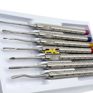 Ensemble d'élevateurs dentaires professionnels en titane, sept unités, pour les élévateurs Luxing et les interventions d'extraction dentaire minimale - Product Image 2