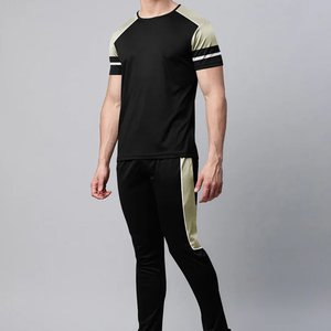 Diseña tu propio logo, ropa informal para hombre, conjunto deportivo de verano de alta calidad, 100% algodón, conjunto de 2 piezas, camiseta y pantalón. - Product Image 1