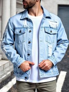Custom <b>Mens</b> <b>Denim</b> <b>Jacket</b> Recycled Cotton <b>Denim</b> Graphics <b>for</b> Retailers Wholesale Low MOQ Bulk Supply - Product Image 5