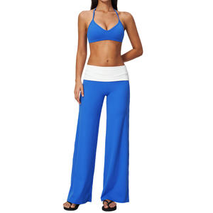 Conjunto Deportivo de 2 Piezas para Mujer, Diseño Atlético, Sujetador Deportivo con Sensación de Segunda Piel, Leggings Deportivos de Cintura Alta, Faja Reductora, para Entrenamiento y Yoga - Product Image 5