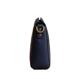 Bolso Bandolera de Cuero Azul Marino Hecho a Mano Royaa, Bolso de Hombro Estructurado Minimalista, Bolso Bandolera de Cuero Azul Marroquí Hecho a Mano - Product Image 2