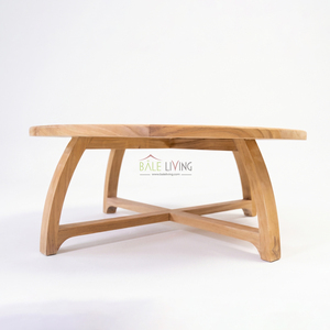 Makalu <b>Round</b> Wood Coffee <b>Table</b> Modern <b>Garden</b> High Quality Teak Handmade Furniture Outdoor - Product Image 3