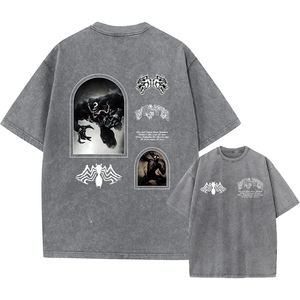 Camisetas de Hombre de Alta Calidad en Poliéster/Algodón con Lavado Ácido, Estilo Urbano, con Opciones Personalizables, Tejido de Lana, Secado Rápido y Transpirable - Product Image 6