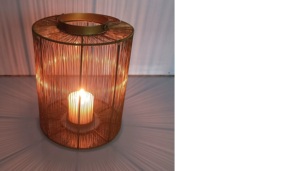 Stainless Steel Handmade Customizable Color Classical Style Lamp jar Guard Replacement Lamp <b>Cage</b> Pendant <b>Light</b> Cover for - Product Image 3