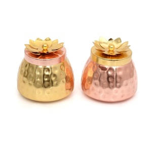 Round Metal Mini <b>Jar</b> With Lid For Cosmetic Storage Durable Metal <b>Small</b> <b>Jar</b> For Kitchen And Travel Use - Product Image 5