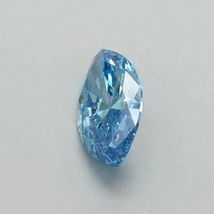 Diamante azul marquesa de corte elegante y vibrante, cultivado en laboratorio, certificado por IGI, diamante azul suelto para anillo de compromiso personalizado de 1 a 5 quilates VVS VS - Product Image 1