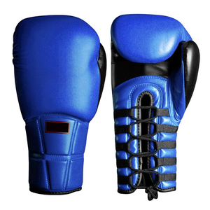 ถุงมือชกมวยหนัง PU คุณภาพสูง MB Leather Hassam พร้อมโลโก้สั่งทำ ปิดแบบตีนตุ๊กแก สำหรับผู้ใหญ่ MMA คิกบ็อกซิ่ง ฝึกซ้อม สวมใส่สบาย - Product Image 2