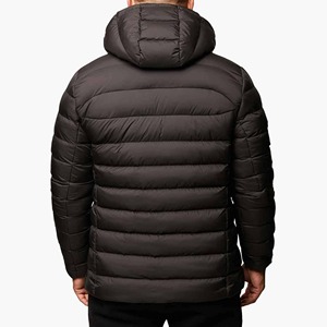 Brand New High Quality Custom Made Winter Men's Bubble Hooded Puffer <b>Jacket</b> Plus Size Lightweight Zipper Waterproof Eco-Friendly - Product Image 4