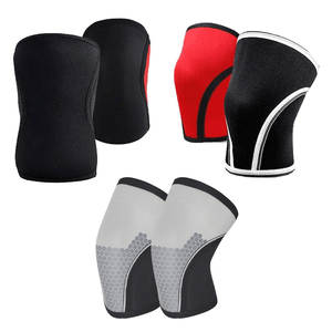 Genouillère de soutien en néoprène de haute qualité 5mm 7mm, attelle de compression, sangle de musculation, type sport fitness, personnalisable OEM - Product Image 1