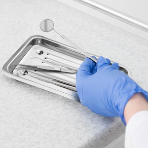 Professional Dental Hygiene Kit with Tray 4pcs Complete Stainless Steel Plaque Remover Set Including Tartar Scraper <b>Tooth</b> <b>Pick</b> - Product Image 5