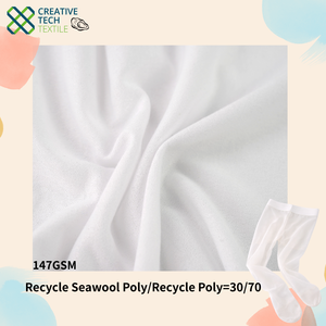 RCO-TK0181 Fibras de PET Recicladas de Lana de Mar/Polietileno Reciclado=30/70 Mezcla Sostenible de Lana de Mar y PET Reciclado - Product Image 2