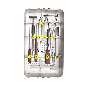 Sistema de tornillos pediculares espinal-toracales ortopédicos con fuente de alimentación manual, placa toracolumbar posterior, herramientas para cirugía de columna vertebral - Product Image 6