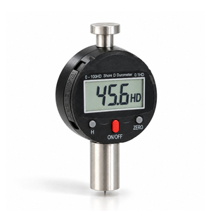 เครื่องทดสอบความแข็งแบบดิจิตอล 0-100HD Shore D Durometer หน้าจอ LCD หัววัดทำจากสแตนเลส - มีบริการ OEM - Product Image 1