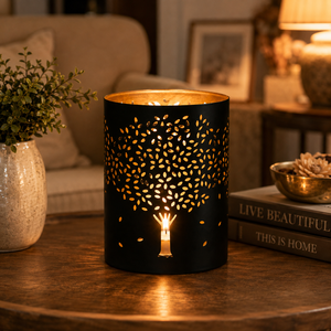 Metal Candle Holder <b>Lantern</b> Decorative <b>Tea</b> <b>Light</b> Candle Holder Moroccan Boho Home Decor Table Centerpiece Wedding Gift - Product Image 4