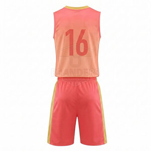 Men Basketball Uniform With Jersey Shorts Lightweight Durable Sports Wear Ideal For Professional Players And Adult <b>Athletes</b> - Product Image 3