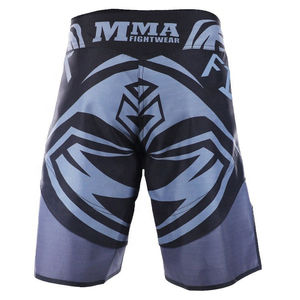 กางเกงชกมวย MMA ลายชนเผ่าสีดำเทา สำหรับผู้ชาย พิมพ์โลโก้ได้ตามต้องการ น้ำหนักเบา คุณภาพสูง เหมาะสำหรับฝึกซ้อมมวยไทยและมวยสากล - Product Image 3