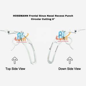 Qualité supérieure HOSEMANN Sinus frontal Nasal Recess Punch Coupe circulaire Instruments de chirurgie ORL par OldMed - Product Image 6