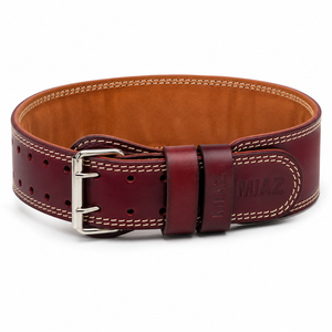 Ceinture de musculation en cuir véritable MIAZ, réglable, légère, durable, protection professionnelle, soutien lombaire pour adultes - Product Image 6