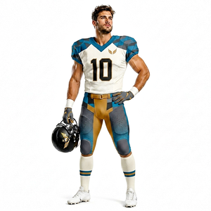 Sports Clothes Precision Quality Assured Custom American Football Uniform Set with OEM Services at Factory Sale Rate - Product Image 2