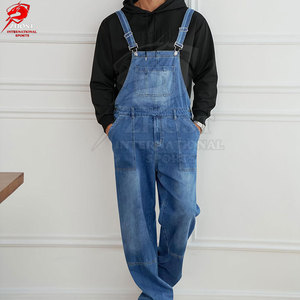 High Quality Fashion Wear <b>Men</b> Jeans <b>Overall</b> Soft Cotton Jeans Adjustable Fit Wholesale Factory Direct Supplier - Product Image 5