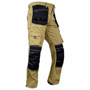 Men's Hi Vis Polyester Safety <b>Work</b> Pants Casual High Visibility Reflective Trousers with Cargo Pockets Customizable Logo Support - Product Image 4