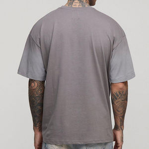 เสื้อยืดคอกลมแขนสั้นทรงหลวมสไตล์ลำลองแฟชั่นสตรีทแวร์ผ้าฝ้ายสำหรับผู้ชาย - Product Image 5