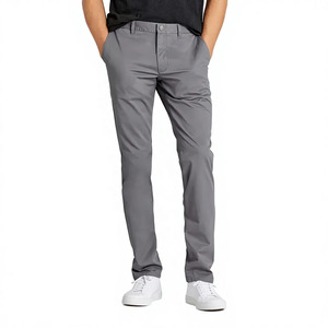 Pantalones Chino de Lona Ecológicos, Resistentes, con Cierre de Cremallera Alta, Color Personalizado, Transpirables, de Calidad, Suministro Directo de Fábrica 2025 - Product Image 3