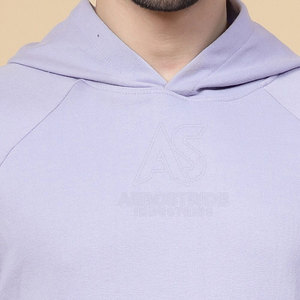 Ensemble de jogging élégant à capuche pour l'hiver, en tissu 100% coton, design léger et écologique pour un port décontracté et un confort optimal - Product Image 5