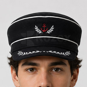 Nuevo Sombrero de Marinero Clásico Ligero para Exteriores, Color Blanco, para Eventos Temáticos, Accesorios para Ceremonias, Poliéster/Algodón, Todas las Tallas - Product Image 3