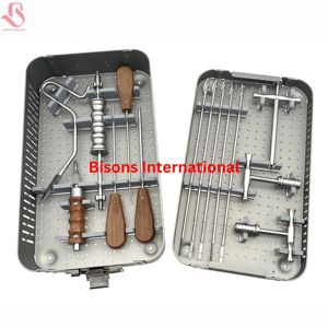 Juego de clavos intramedulares autoblocantes al por mayor, herramientas quirúrgicas ortopédicas de acero inoxidable reutilizables - Product Image 1