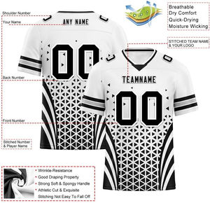 2026Custom Sublimation Printing American Football Jersey Customized Logo Breathable Quick Dry Anti-Bacterial 100% Polyester OEM - Product Image 4