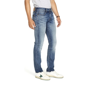 Jeans ajustados para hombre, rasgados, desgastados, con efecto desgastado, pantalones vaqueros para hombre - Product Image 4