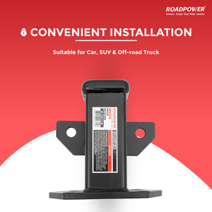 ROADPOWER (RP-HTRC22-BK) Récepteur de remorquage de 2 pouces, capacité de 3500 lb, construction en acier robuste et solution de remorquage - Product Image 3