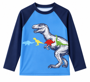 Kids Swim T Shirts for <b>Boys</b> Quick Dry UV Protection Rash Guard Beach Swimming Shirt <b>Boys</b> Short Sleeve Swim T Shirt Light weight - Product Image 5