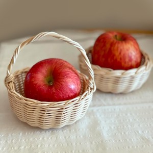 Panier à fleurs élégant pour la décoration de mariage à domicile, panier de rangement en rotin naturel tressé - Product Image 5