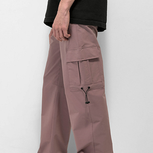 Pantalones Cargo para Hombre, Cintura Media Alta, Secado Rápido, Transpirables, con Bolsillos Vintage, Diseño Recto Multicolor, OEM - Product Image 6