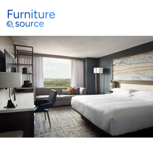 เฟอร์นิเจอร์โรงแรม Marriott ระดับไฮเอนด์-หรูหรา MDF HPL เฟอร์นิเจอร์ในโรงแรมที่มีพื้นผิวเรียบ-ผลิตในเวียดนาม - Product Image 1