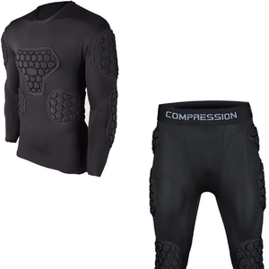 Traje de Protección Acolchado de Compresión para Portero, con Camiseta y Pantalones de EVA, para Patinaje sobre Ruedas y Skateboard, Venta al por Mayor - Product Image 1