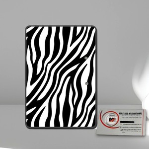 Customized shape and color Rectangle Plastic Lash <b>Box</b> Zebra Print Portable Eyelash <b>Storage</b> Case Beauty <b>Tool</b> - Product Image 3